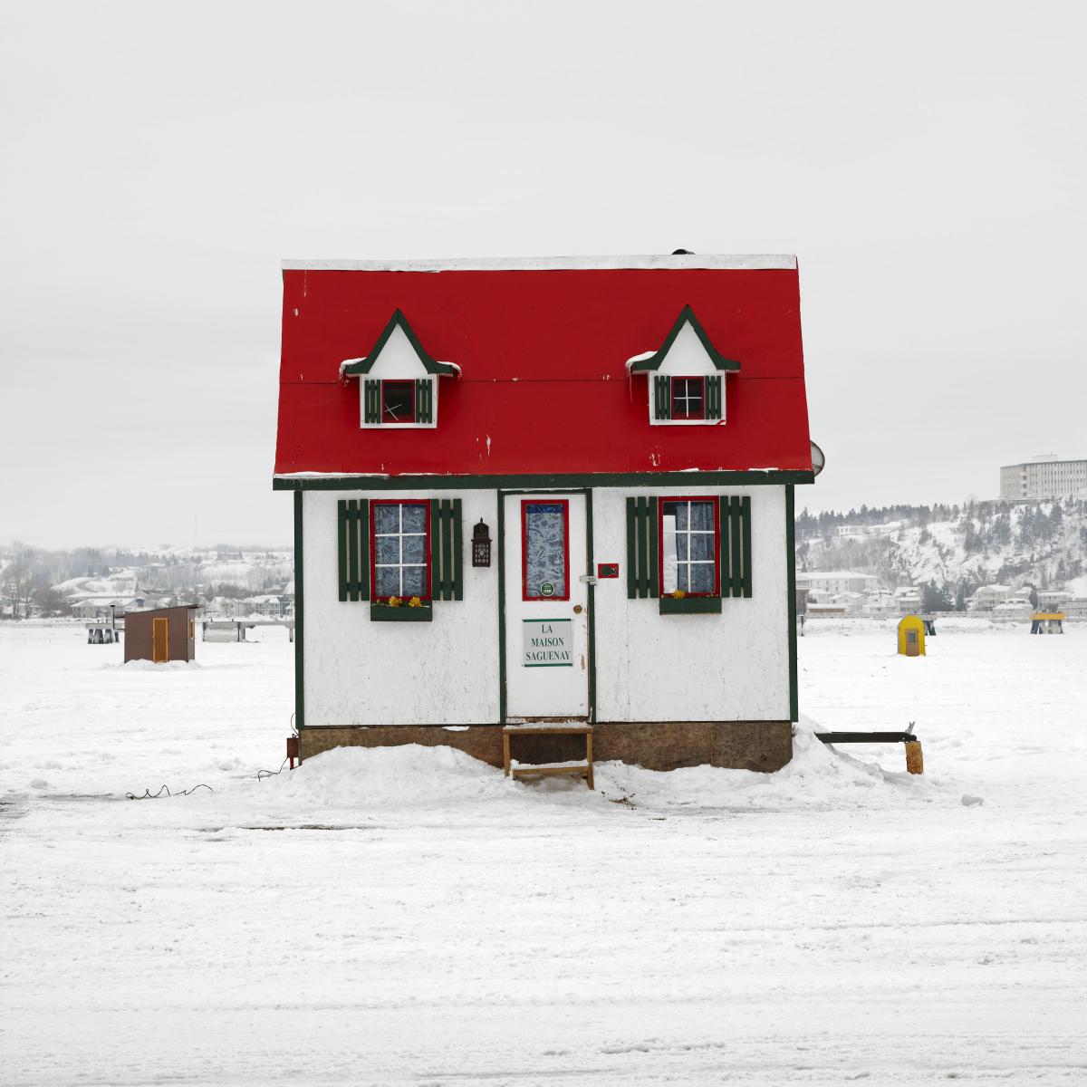 How to Build an Ice Fishing Shanty House, Make, Making, Shack