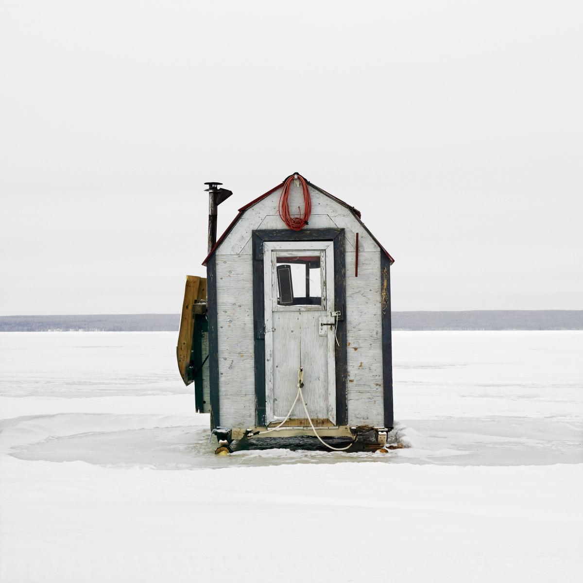 Antique Ice Fishing -  Canada